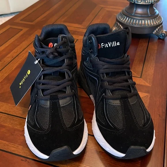 FITVILLE NWT PREMIUM 8W SUEDE WOMENS HIGH-TOP REBOUND CORE W SUPERIOR CUSHION 8W - Picture 11 of 15